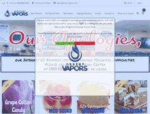 Tablet Screenshot of desertvapors.com